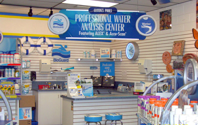 Guitons Pool Center's Water Tesing Lab